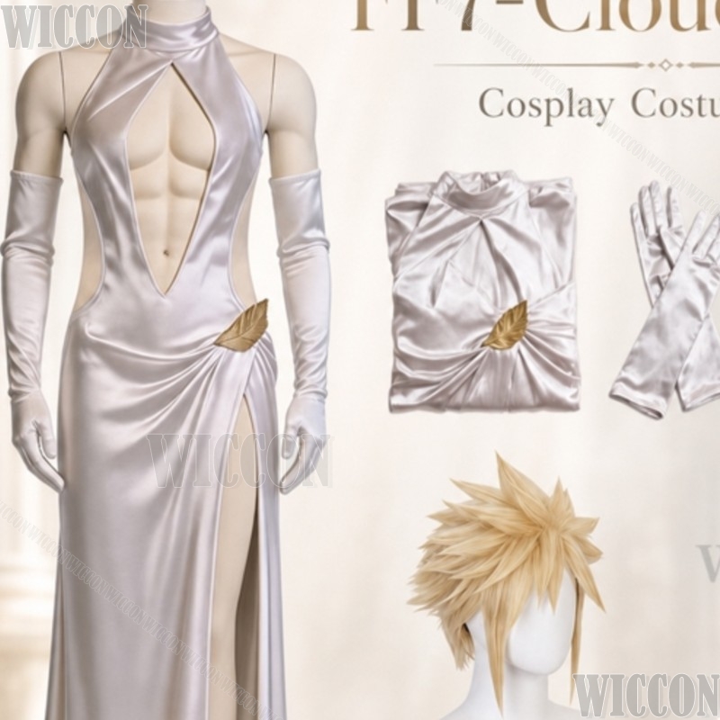 Evening Gown - Vestido de Noiva/Festa FF7 Cosplay Cloud