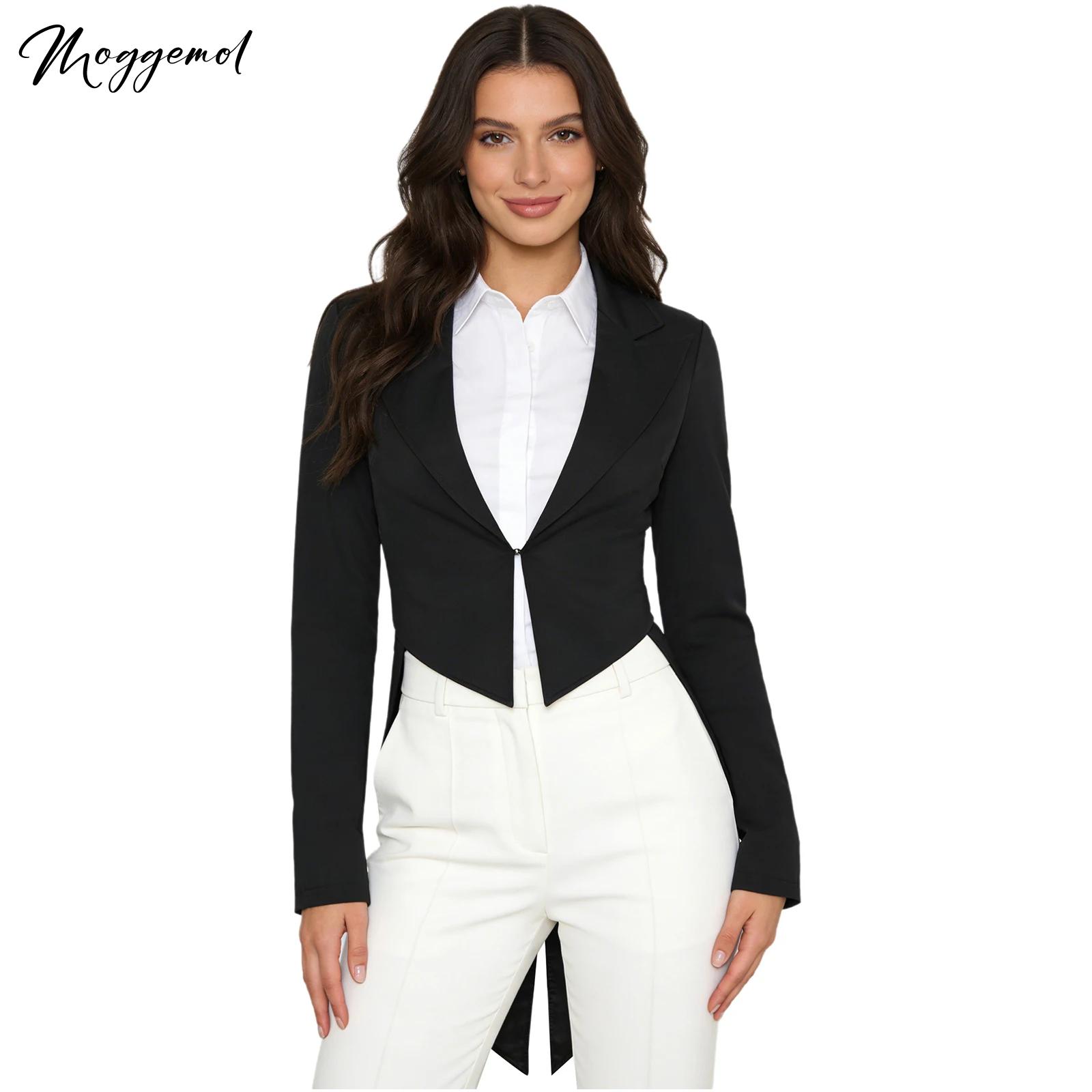 Womens Blazer - Jaqueta Vintage Feminina Estilo Swallowtail para