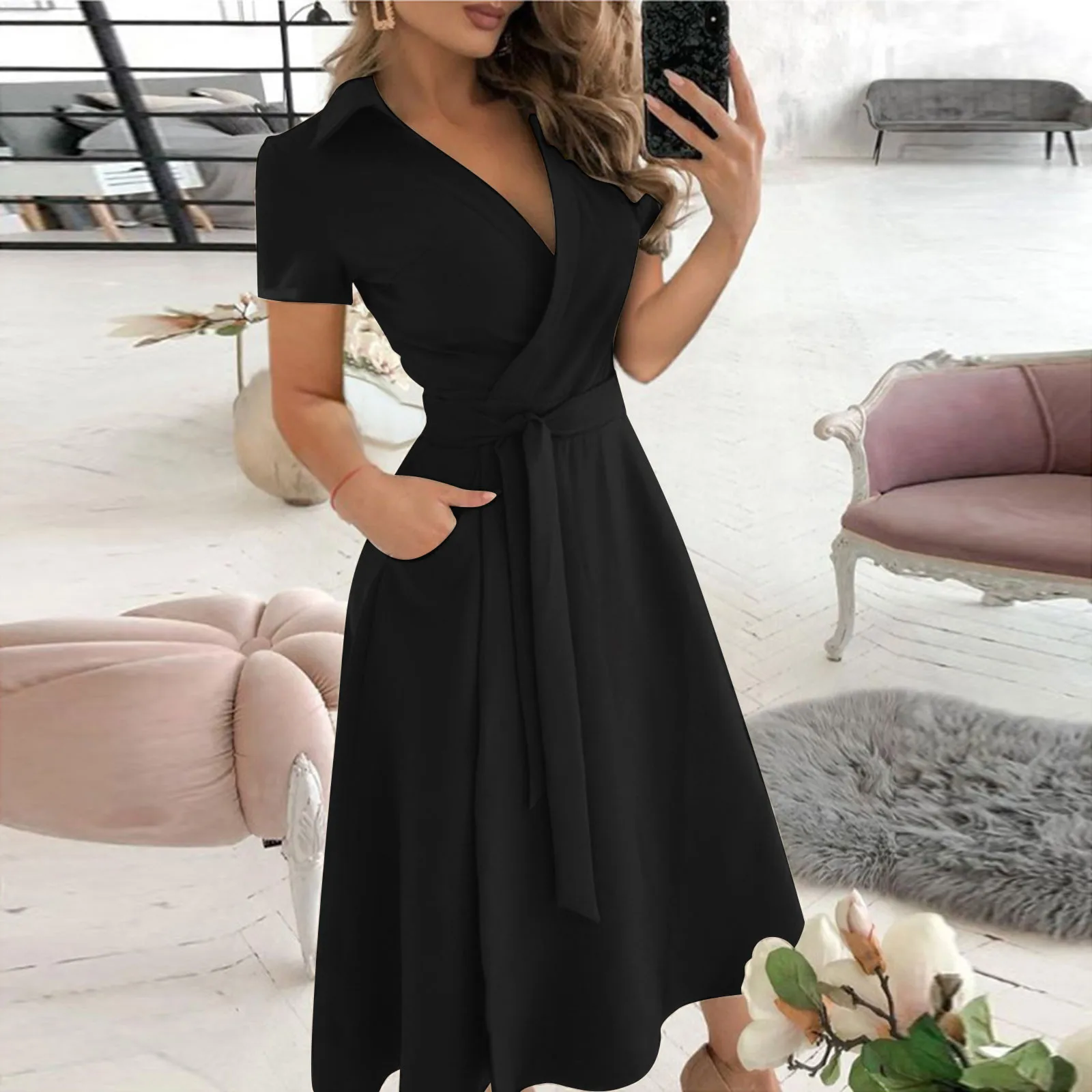 Primavera verão moda escritóri - Women'S Red Formal Wear avaliação e preço