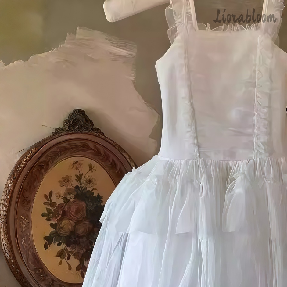 Vestido Branco de Tule com Alç - Formal Skirt avaliação e preço