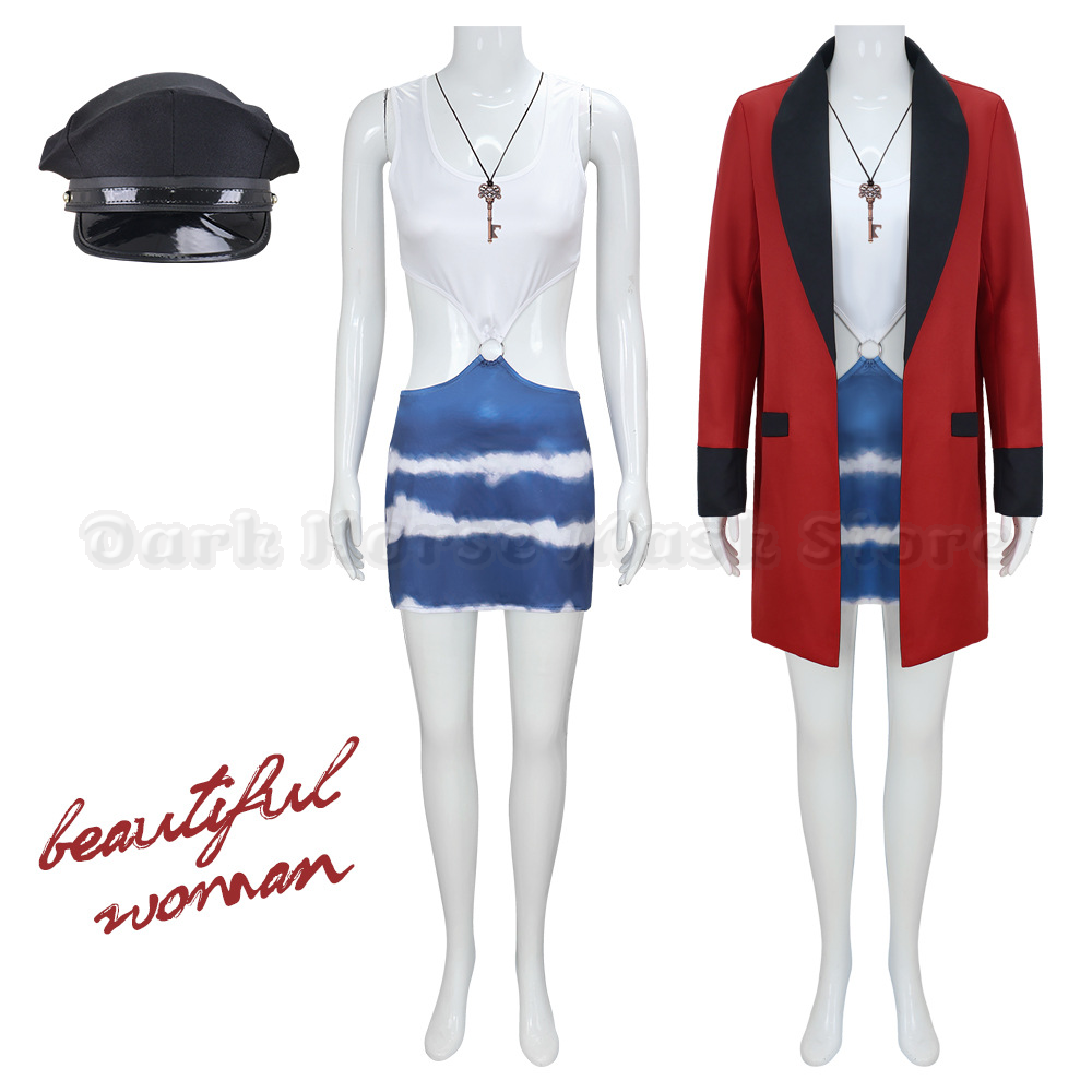 Fantasia de Cosplay Vivian War - Womens Blazer avaliação e preço