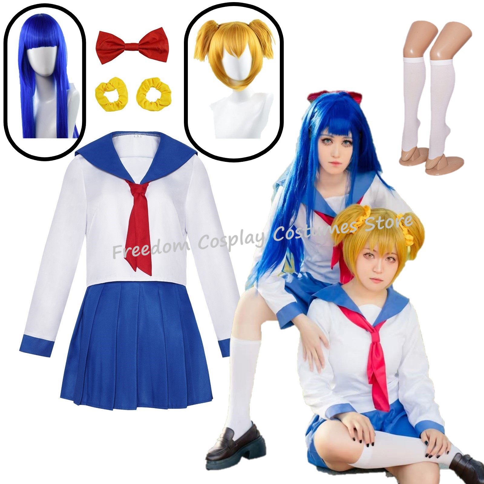 Fantasia Cosplay Pop Team Epic - Formal Skirt avaliação e preço