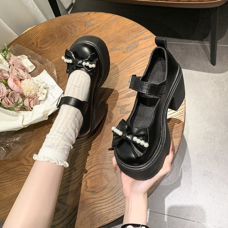 Sapatos Lolita 2026 Pretos com - Womens Heels avaliação e preço