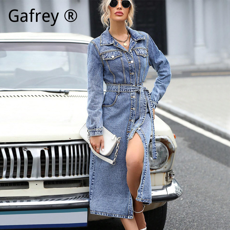Vestido Jeans Feminino de Mang - Midi Dress avaliação e preço