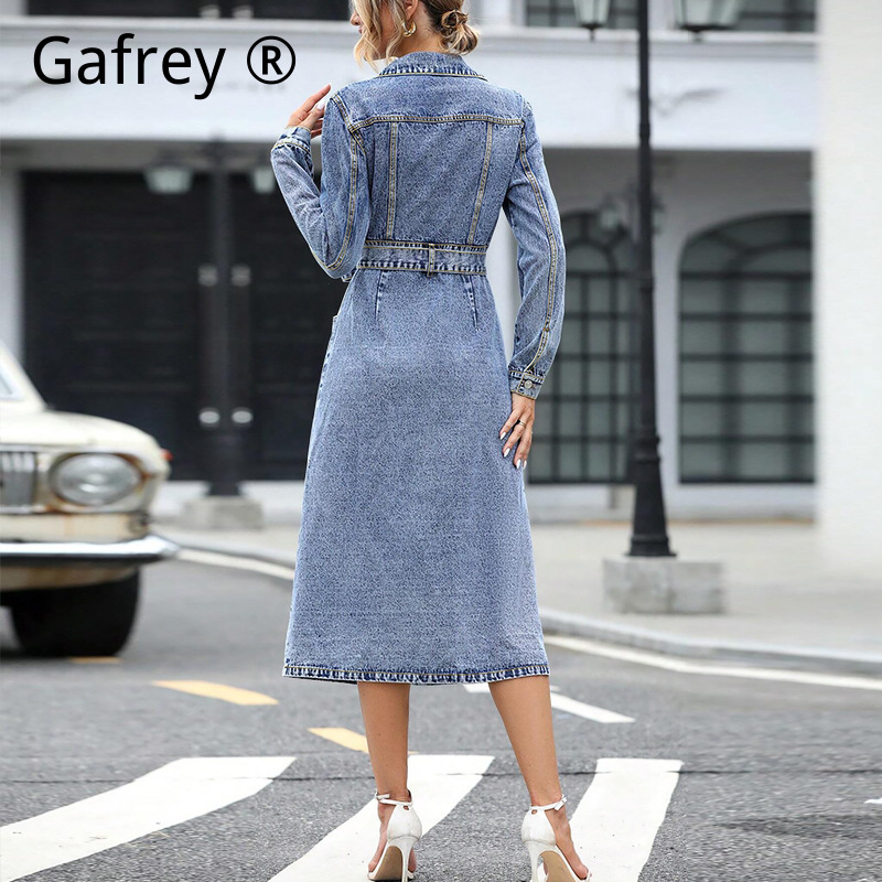Vestido Jeans Feminino de Mang - Midi Dress avaliação e preço