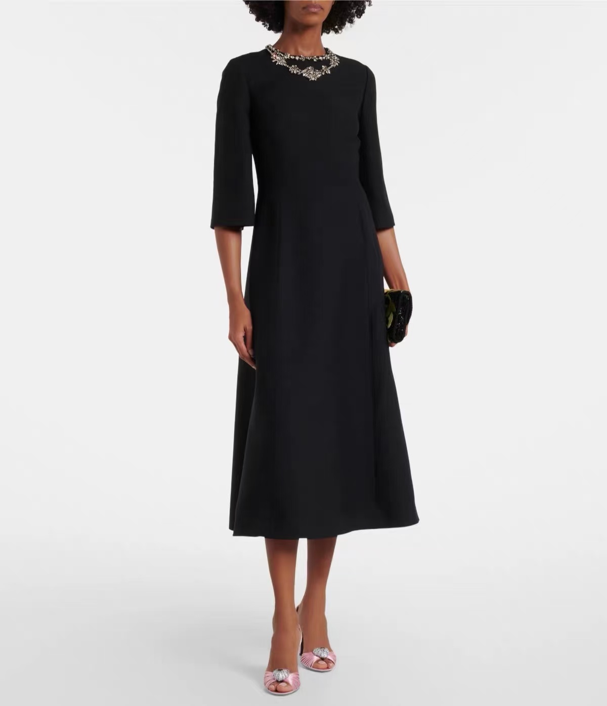 Vestido Midi Feminino Premium  - Midi Dress avaliação e preço