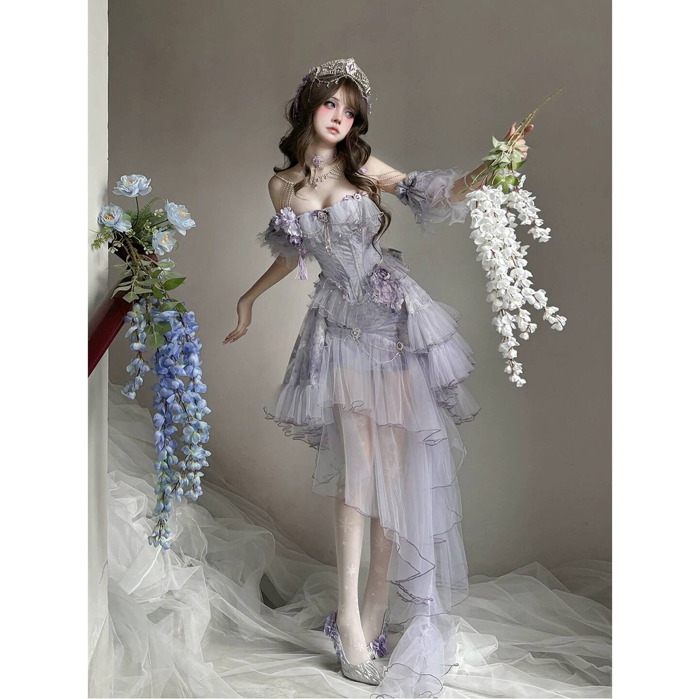Vestido Lolita Violet Poetry F - Formal Dress avaliação e preço
