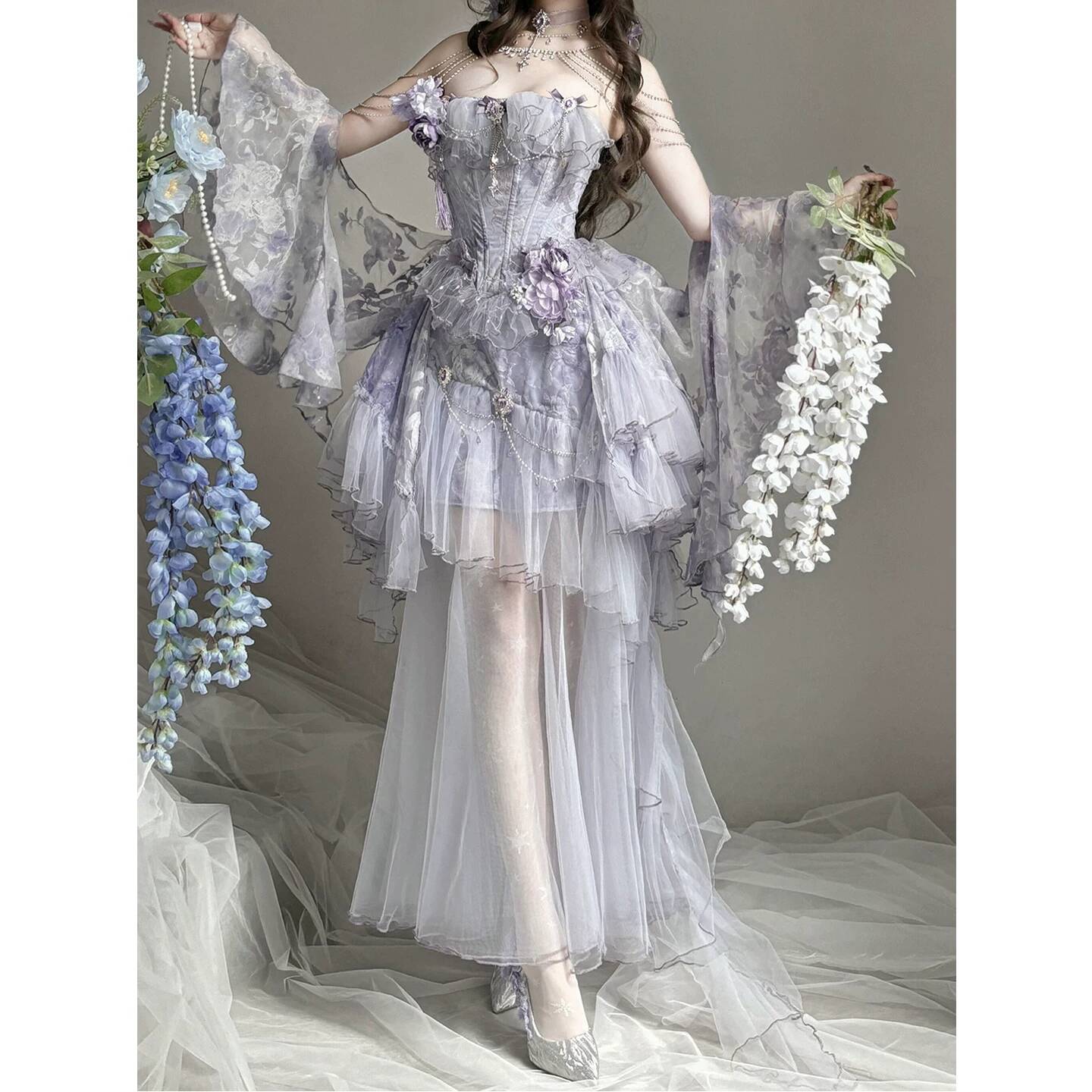 Vestido Lolita Violet Poetry F - Formal Dress avaliação e preço